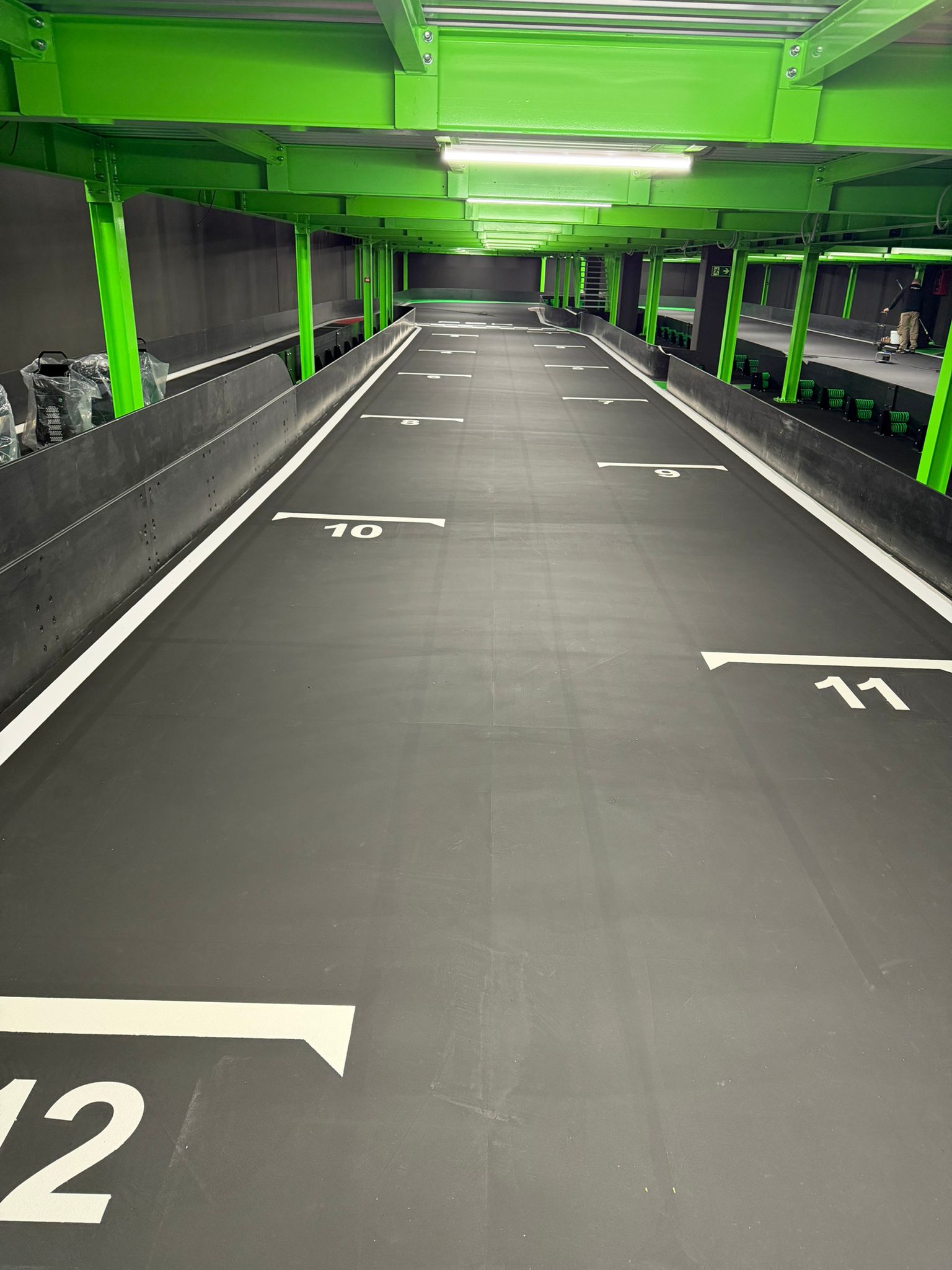 Rettilineo della pista Green Kart